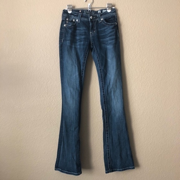 Miss me Versallies Leather Patch Boot Cut - Picture 2 of 8